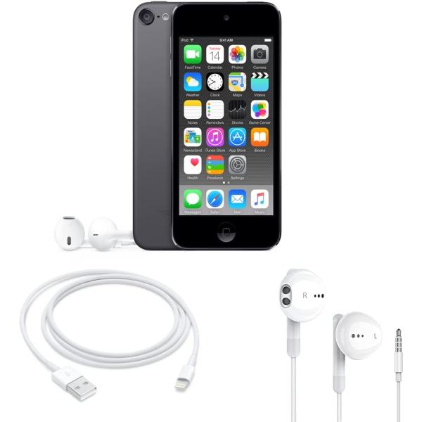 Apple iPod Touch 16GB 6th Generation with Accessory Bundle - Space Gray (Refurbished)