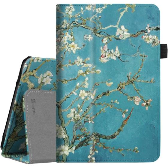 Fintie Case for Verizon ASUS ZenPad Z8s (ZT582KL), Premium PU Leather Folio Stand Cover with Auto Sleep/Wake Function for Verizon ASUS ZenPad Z8s 7.9 inch Tablet 2017 Release, Blossom