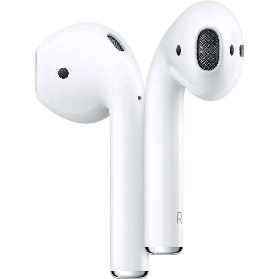 Apple AirPods (2nd Generation) Wireless Earbuds with Lightning Charging Case Included. Over 24 Hours of Battery Life, Effortless Setup. Bluetooth Headphones for iPhone