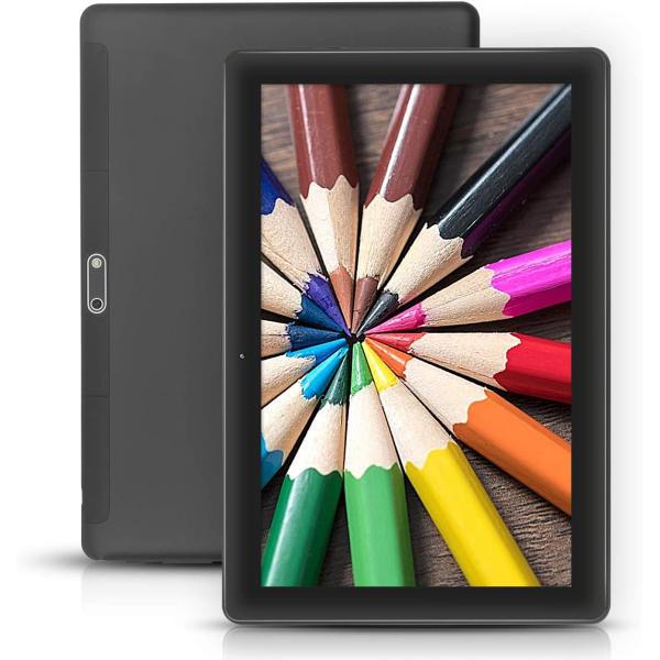 10 inch Google Android 8.1 Nougat System Unlocked Pad with Dual SIM Card Slot XINYANGCH 10.1" IPS Screen 4GB RAM 64GB ROM 3G Phablet Built-in Bluetooth WiFi GPS Tablets (Metallic Black)