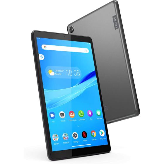Lenovo Tab M8 Tablet, HD Android Tablet, Quad-Core Processor, 2GHz, 16GB Storage, Full Metal Cover, Long Battery Life, Android 9 Pie, Slate Black