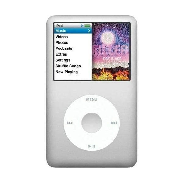 Music Player iPod Classic 7th Generation 160gb Silver Packaged in Plain White Box (Renewed)