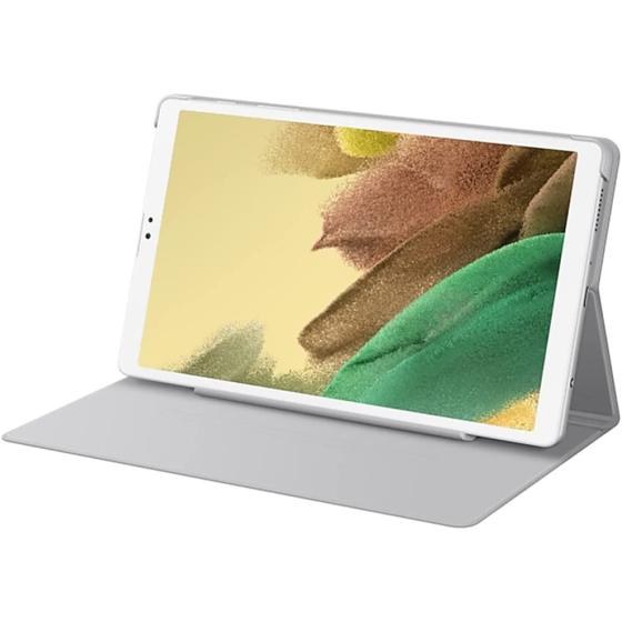 Samsung Galaxy Tab A7 Lite 8.7" (32GB, 3GB) Wi-Fi Only Android Octa-core Tablet, US Model SM-T220 W/Folding Smart Cover Leather Case (Silver)
