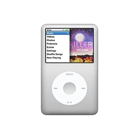 PARTY HEADPHONES Original AppleiPod Compatible for Mp3 Mp4 Player - Apple iPod Classic 7th Generation 120GB Silver (Renewed)