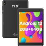 TJD Tablet 7.5 inch, Android 12.0 Smart Tablets 64GB Storage 512GB Expandable, Quad-Core Processor, Google GMS Certified Tablet Computer, PS FHD 1440x1080 Resolution Display, WiFi/Bluetooth 5.0