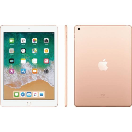 2018 Apple iPad (9.7-inch, WiFi + Cellular, 32GB) Gold (Renewed)