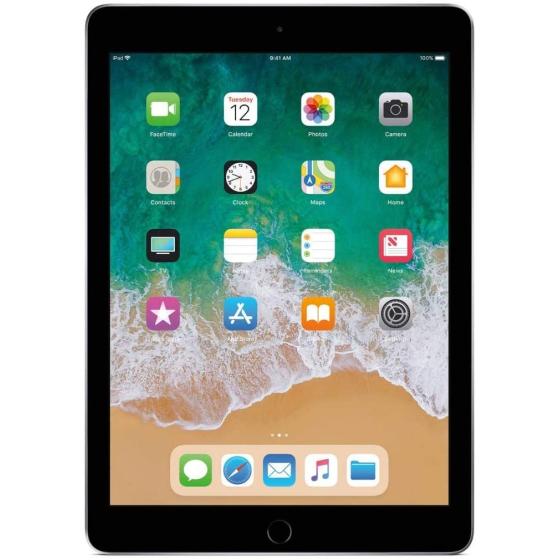 Apple iPad 9.7-inch Retina Display with WIFI, 32GB, Touch ID, 2017 Mode - Space Gray (Renewed)
