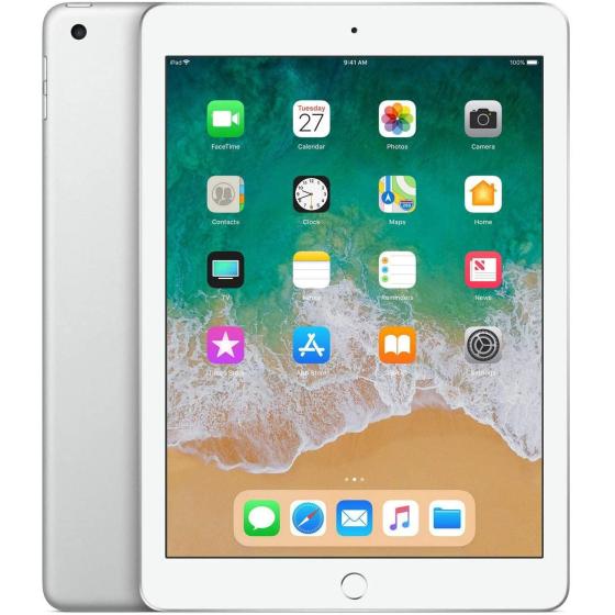 Apple 9.7in iPad (Early 2018, 32GB, Wi-Fi Only, Silver) MR7G2LL/A (Renewed)