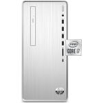 HP Pavilion Desktop, 10th Gen Intel Core i7-10700 Processor, 16 GB RAM, 1 TB hard drive + 256 GB SSD, Windows 10 Home (TP01-1070, Silver)