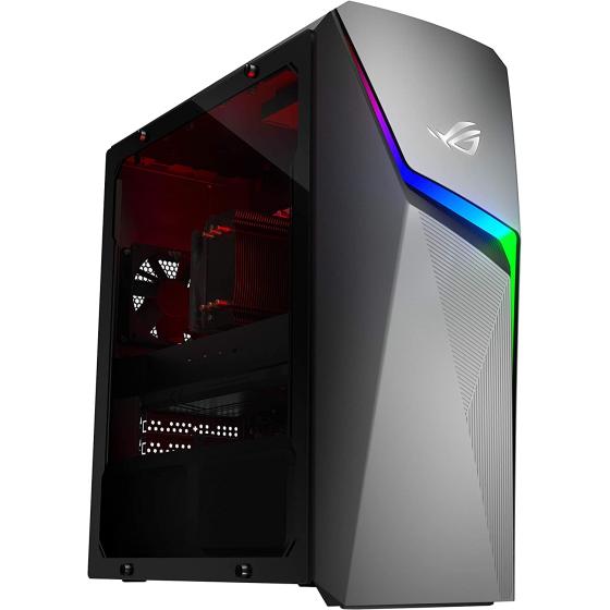 ROG Strix GL10DH Gaming Desktop PC, AMD Ryzen 7 3700X, GeForce GTX 1660 Ti, 16GB DDR4 RAM, 512GB SSD, Wi-Fi 5, Windows 10 Home, GL10DH-AH762