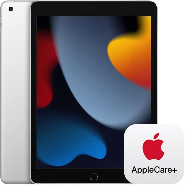 Apple 2021 10.2-inch iPad (Wi-Fi, 256GB) - Silver with AppleCare+ (2 Years)