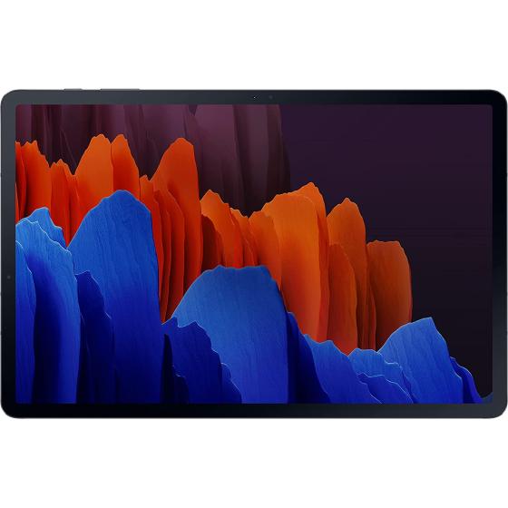 SAMSUNG Galaxy Tab S7+ Plus 12.4” 128GB Android Tablet w/ S Pen Included, Edge-to-Edge Display, Expandable Storage, Fast Charging USB-C Port, ?SM-T970NZKAXAR, Mystic Black