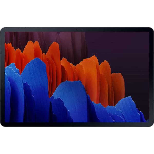 SAMSUNG Galaxy Tab S7+ Plus 12.4” 128GB Android Tablet w/ S Pen Included, Edge-to-Edge Display, Expandable Storage, Fast Charging USB-C Port, ?SM-T970NZKAXAR, Mystic Black