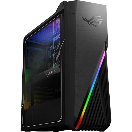 ROG Strix GA15DH Gaming Desktop PC, AMD Ryzen 7 3800X, GeForce RTX 2070 SUPER, 16GB DDR4 RAM, 512GB PCIe SSD + 1TB HDD, Wi-Fi 5, Windows 10 Home, GA15DH-AH772