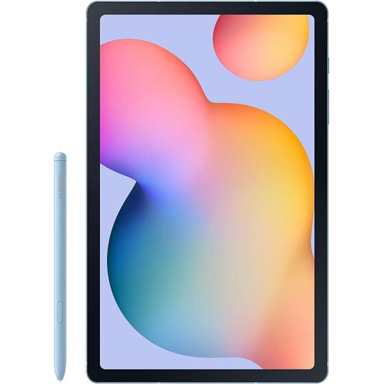 SAMSUNG Galaxy Tab S6 Lite 10.4" 128GB Android Tablet w/ Long Lasting Battery, S Pen Included, Slim Metal Design, AKG Dual Speakers, US Version, Angora Blue