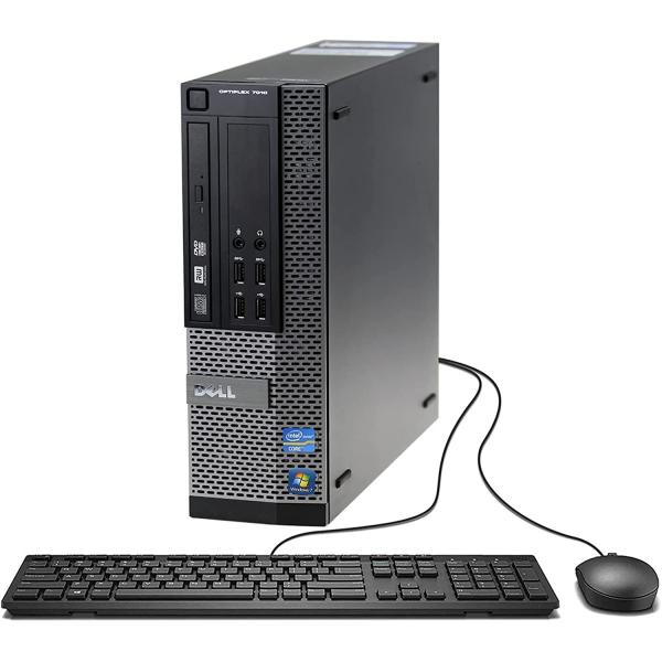 DELL Optiplex 7010 Small Form Factor Desktop Computer, Intel Quad-Core i7-3770 Up to 3.9GHz, 16GB RAM, 2TB 7200 RPM HDD, DVD, USB 3.0, WIFI, Windows 10 Pro (Renewed)']