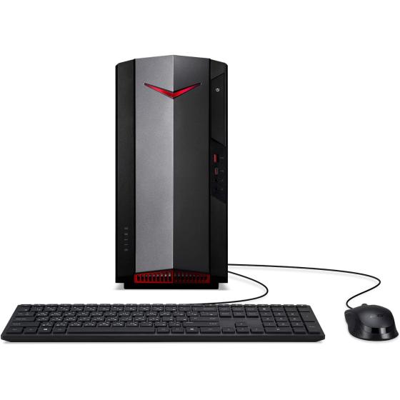Acer Nitro 50 N50-620-UA91 Gaming Desktop | 11th Gen Intel Core i5-11400F 6-Core Processor | NVIDIA GeForce GTX 1650 | 8GB DDR4 | 512GB NVMe M.2 SSD | Intel Wi-Fi 6 AX201 | Keyboard and Mouse