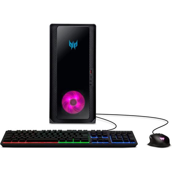 Acer Predator Orion 3000 PO3-640-UA91 Gaming Desktop | 12th Gen Intel Core i7-12700F 12-Core | NVIDIA GeForce RTX 3070 | 16GB DDR4 | 512GB Gen4 SSD | 1TB HDD | Intel Wi-Fi 6E | RGB Keyboard & Mouse