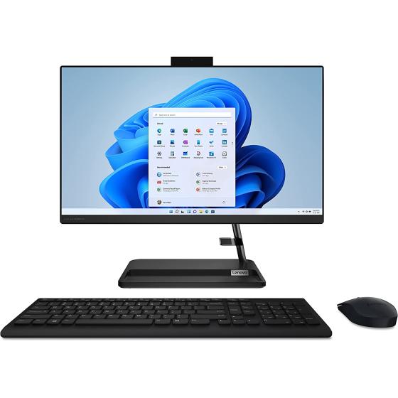 Lenovo IdeaCentre AIO 3i 22" All-in-One Computer, Intel Core i3-1115G4, FHD Touch Display, 8GB RAM, 256GB SSD, DVD RW Drive, Windows 11