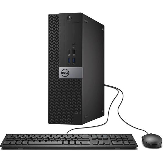 Dell Optiplex 7040 Business SFF Computer Small Tower PC (Intel Core i5-6500, 16GB Ram, 256GB SSD, DVD-RW, WiFi) Win 10 Pro (Renewed)