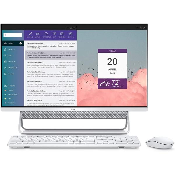 DELL Inspiron 7790- 27 Inch All In One FHD Touch, Intel Core i7, 16GB Memory, 512GB Solid State Drive + 1TB, Windows 10 Home (Latest Model) - Silver