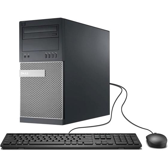 Dell Optiplex 9020 Mini Tower Desktop PC, Intel Core i7-4770-3.4 GHz, 32GB Ram, 1TB (1000GB) SSD Drive, WiFi, DVD-RW, Windows 10 Pro (Renewed)
