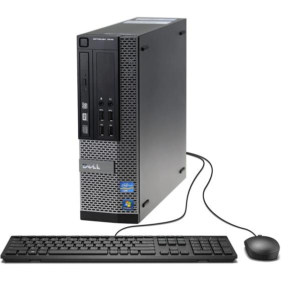 Dell Optiplex 7010 Business Desktop Computer (Intel Quad Core i5-3470 3.2GHz, 16GB RAM, 2TB HDD, USB 3.0, DVDRW, Windows 10 Professional (Renewed)