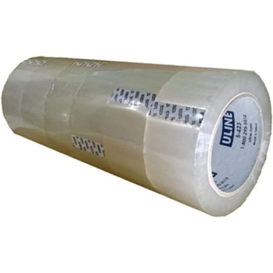 ULINE Packing Tape 2" x 110 yds S-423 (S-423-6) Pack of 6, Clear