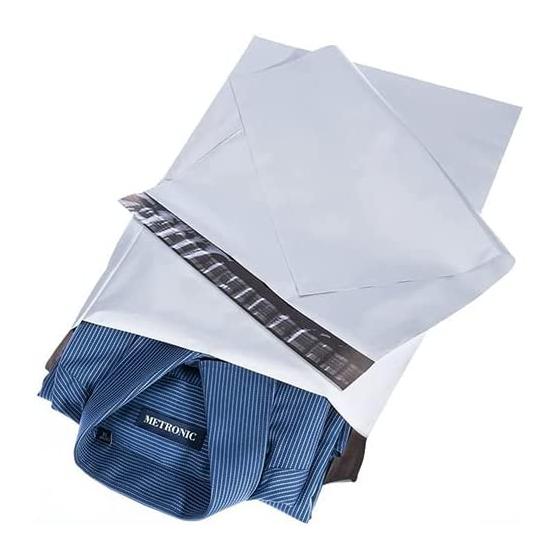 Metronic Poly Mailers 12X15.5 200 Pack, Strong Adhesive Shipping Bags for Clothing, Waterproof and Tear-Proof Shipping Envelopes, Packaging Bags Mailers Poly Bags for Shipping in White