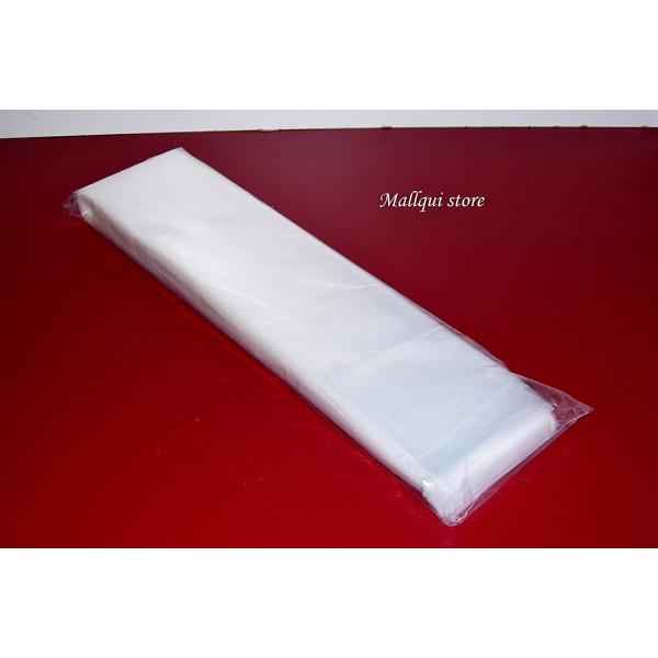 100 Clear Poly Bags 3 x 36 Plastic Poster Sleeves Open Top ULINE Best 2 MIL Thick