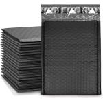 PackageZoom Bubble Mailers 4x8 Inch Black 50 Pack Bubble Mailer, Self Seal Bubble Envelopes, Packaging For Businesses Waterproof Padded Envelopes Mailers #000