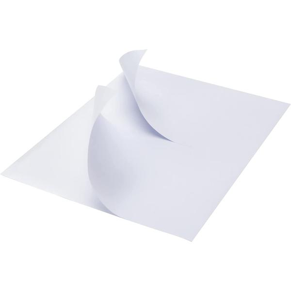 MFLABEL Half Sheet Self Adhesive Shipping Labels for Laser & Inkjet Printers, 200 Count