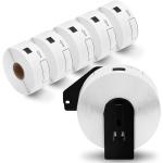 COLORWING Compatible Labels Replacement for Brother DK-1201 Standard Address Labels 1.1 x 3.5 inch Die-Cut 29mm x 90mm, for Brother QL-800 QL-810W QL-700 QL-500, 6 Roll - 400 Labels/Roll