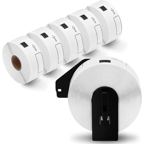 COLORWING Compatible Labels Replacement for Brother DK-1201 Standard Address Labels 1.1 x 3.5 inch Die-Cut 29mm x 90mm, for Brother QL-800 QL-810W QL-700 QL-500, 6 Roll - 400 Labels/Roll