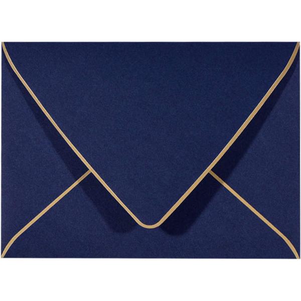 50 Pack, Size A7, Thick Luxury Invitation 5 x 7 Envelopes - For 5x7 Cards| Self Seal| Perfect for Weddings, Invitations, Photos, Graduation, Baby Shower| 5.25 x 7.25 Inches (Noble blue)
