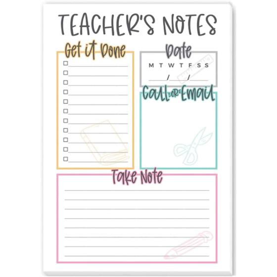Teacher Notepad | Teacher Appreciation Gifts | Made in the USA (Teacher Notepad)…