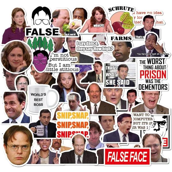 The Office Stickers Pack of 50 Stickers - The Office Stickers for Laptops, The Office Laptop Stickers, Funny Stickers for Laptops, Computers, Hydro Flasks (The Office-A)