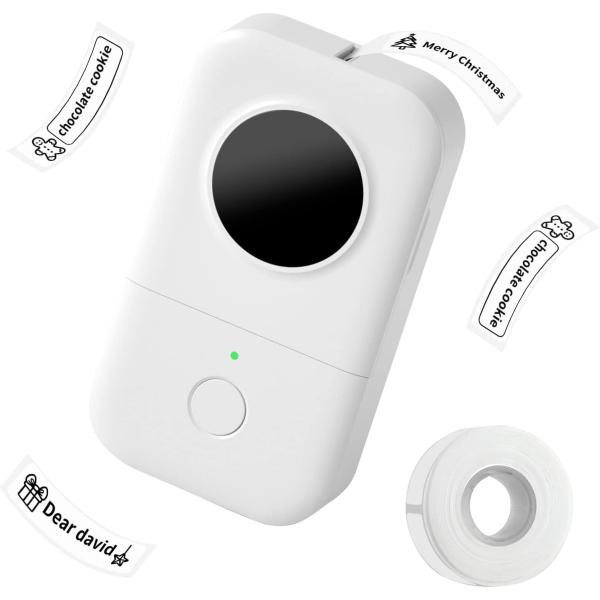 Phomemo Label Makers, Sticker Maker Machine, D30 Mini Label Makers Machine with Tape, Bluetooth Sticker Printer, Small Label Printer for Jars Name Price Date Sticker Tag, Wireless &Rechargeable