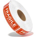 Batrical Fragile Stickers for Shipping and Moving 1 Rolls 1"x3" 1000/Roll