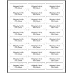 Address Labels for Inkjet Printers 1" x 2-5/8", Pack of 3000 Labels