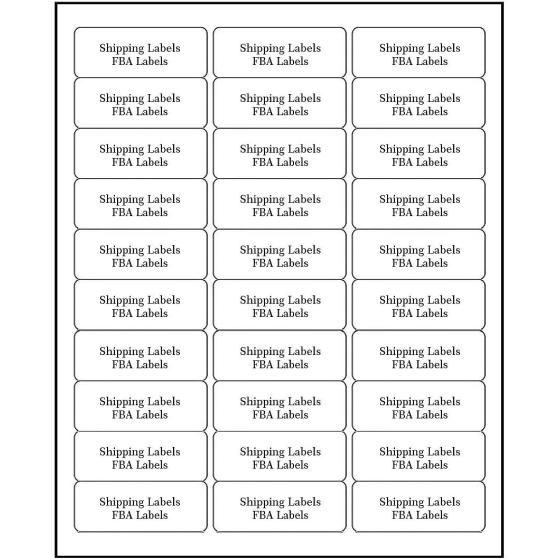 Address Labels for Inkjet Printers 1" x 2-5/8", Pack of 3000 Labels