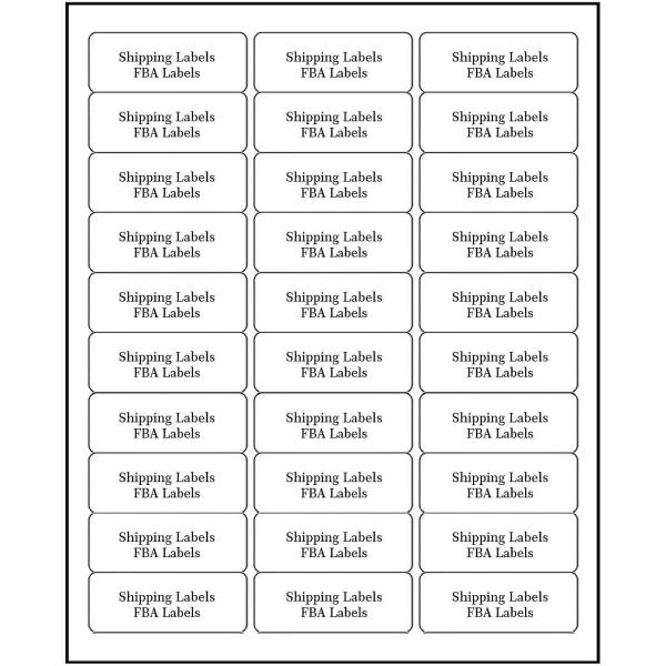 Address Labels for Inkjet Printers 1" x 2-5/8", Pack of 3000 Labels