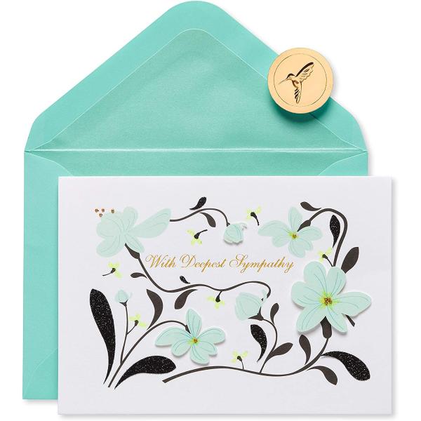 Papyrus Sympathy Card (Wishing You Comfort and Peace)