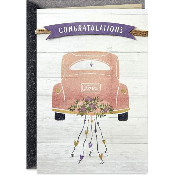 Hallmark Wedding Card, Bridal Shower Card, or Engagement Card (Enjoy the Journey)