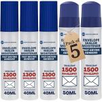 Envelope Moistener Sealer with Adhesive,dab n Seal, Stamp and Letter Glue licker, Fast Drying, Non Toxic,Ideal for envelopes,Stamps,Letters. Seals Upto 6900 Units, 5 Pack, by Executive Supplies
