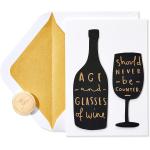 Papyrus Funny Birthday Card (Toast To You)