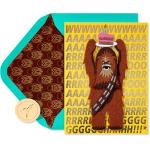 Papyrus Funny Star Wars Birthday Card (Wookie for Happy Birthday)