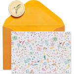 Papyrus Blank Cards with Envelopes, Plants and Critters (14-Count)