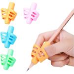 ODDEL Pencil Grips - Pencil Grips for Kids Handwriting, Pencil Holders for Toddlers Children, Pen Grip for Preschool, School Supplies, Pencil Grip Posture Correction Writing Aid Tool (10PACK) (4PACK)