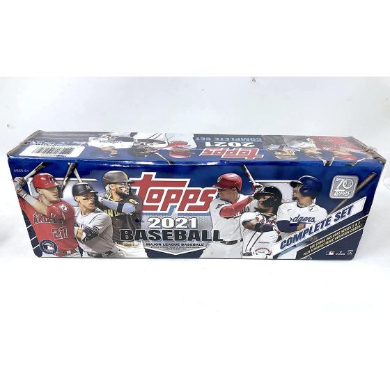 Topps 2021 Baseball Factory Sealed Complete Retail Box (660 Cards 5 Rookie Variations)